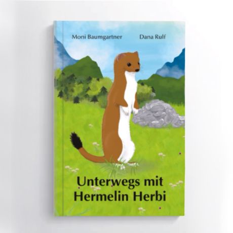 Unterwegs mit Hermelin Herbi - Bilderbuch mit Illustrationen von Dana Rulf