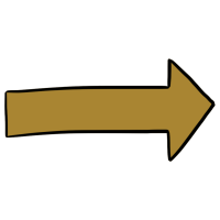 Goldener Pfeil zeigt auf etwas Spezielles - von speakture