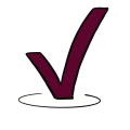 checkmark Haken alles in Ordnung visualisiert von speakture