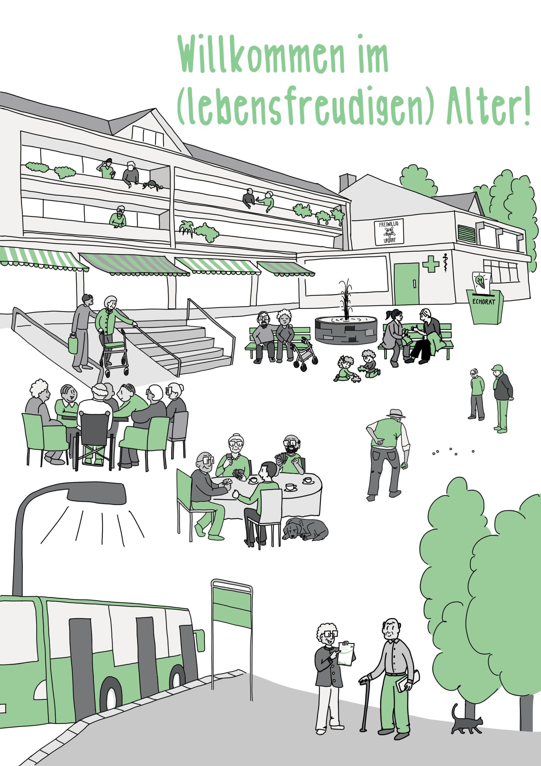 Visualisierung Altersleitbild für die Gemeinde Urdorf