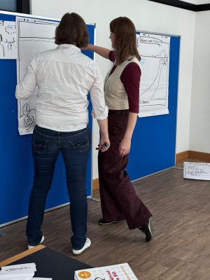 Impressionen vom Flipchart Finesse Workshop mit speakture in Zürich - Foto: Claudia Brandenberger