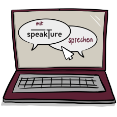 Online einen kostenlosen Gesprächsternin mit speakture buchen - speaking with speakture