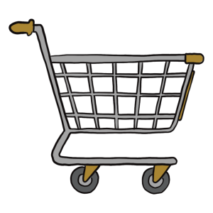 Shopping Cart, Einkaufswagen, Visualisierung speakture
