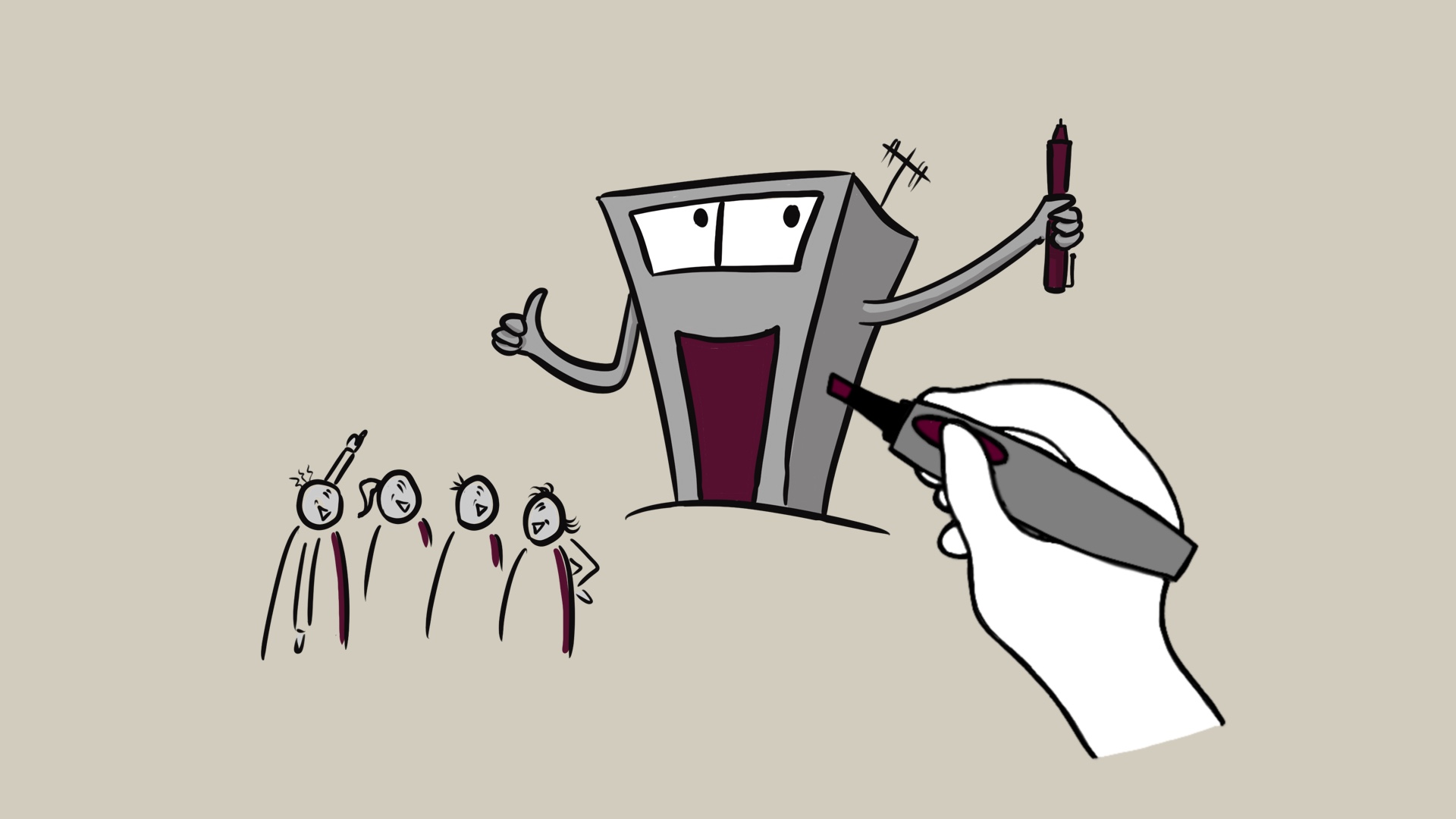 Visualisierungs-Workshop von speakture für Unternehmen, massgeschneiderte Inhalte