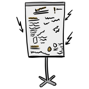 Flipchart Finesse Workshop von speakture hilft gegen unstrukturierte Flipcharts