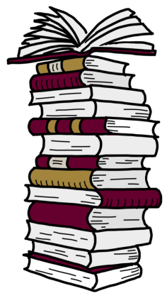 Fachbuch Selbstorganisiertes Lernen und KI (2025) visualisiert von Dana Rulf, speakture. Autoren: Werner Sauter und Daniel Stoller-Schai. Stapel Bücher