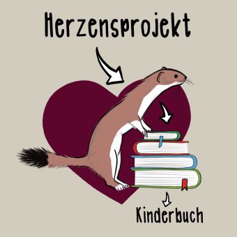 Hermelin Herbi Vorlesebuch Illustration ist ein Herzensprojekt von Dana Rulf von speakture