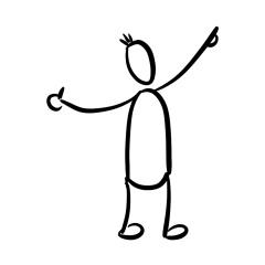 Sketchnotes bestehen aus ganz einfachen Icons und Symbolen wie zum Beispiel einem Strichmännchen, so wie hier von speakture visualisiert. Wir brauchen morevisuals im Business. 