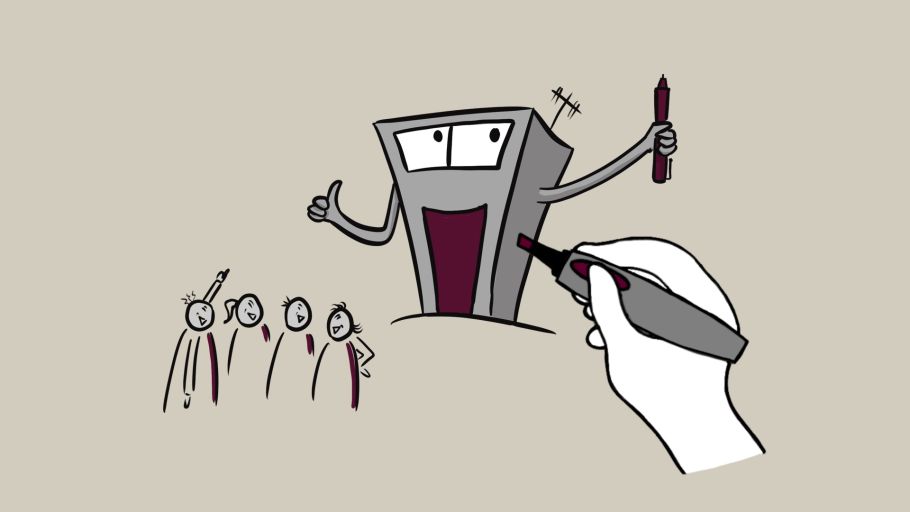 Visualisierungs-Workshop von speakture für Unternehmen, massgeschneiderte Inhalte