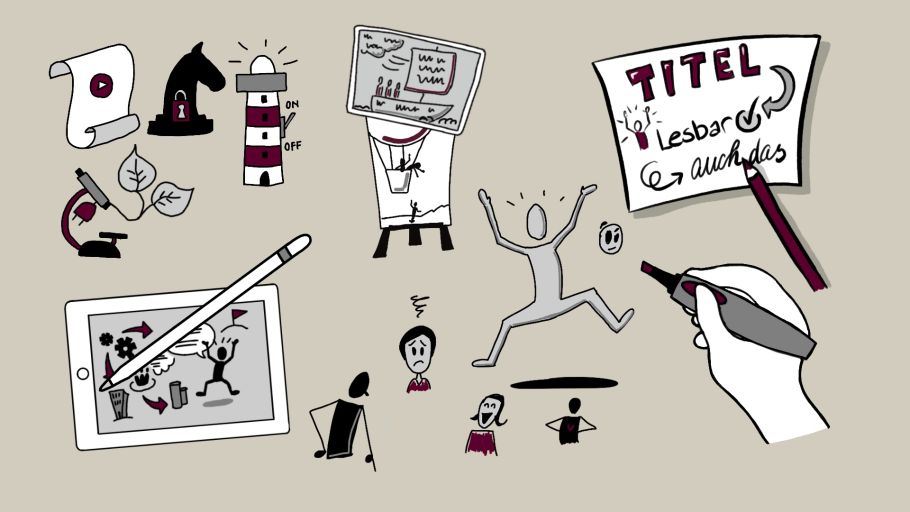 Eigene Sketchnotes erstellen lernen mit Workshops von speakture
